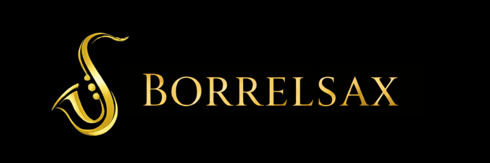 Borrelsax logo – live saxofoon voor borrels, recepties en events